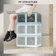 preview thumbnail 11 of 17, Foldable design for easy transportation Storage Bins