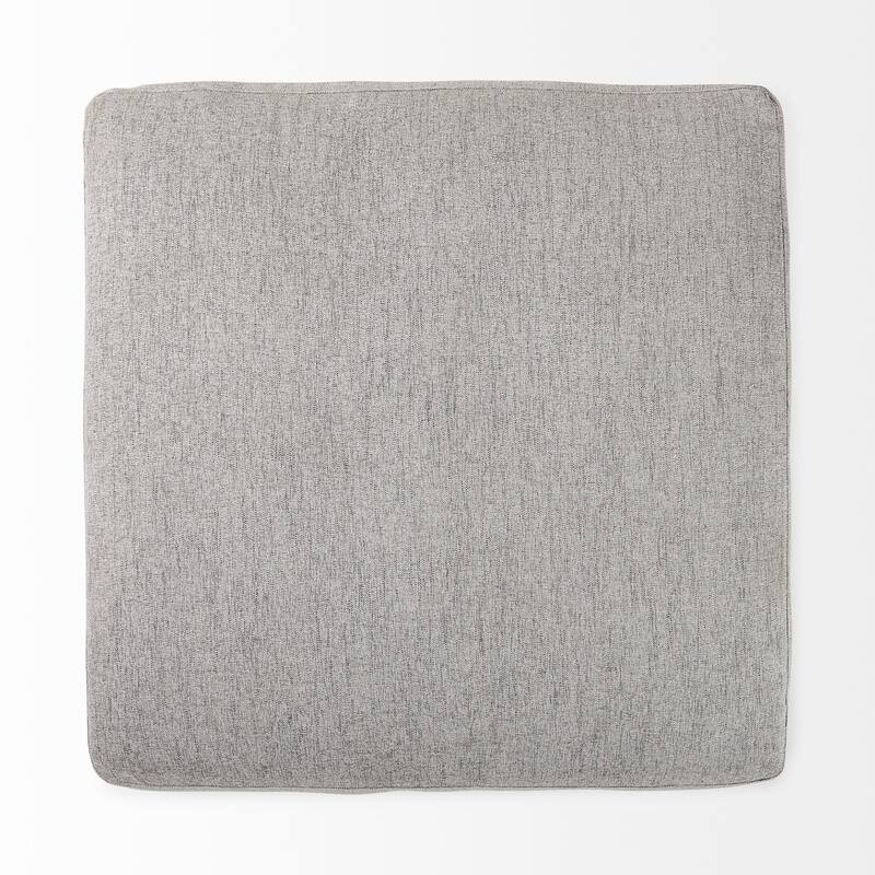 Valence 38.6L x 38.6W x 17.7H Medium Gray Full Size Ottoman Sectional Piece - 39.76 x39.76 x20.47