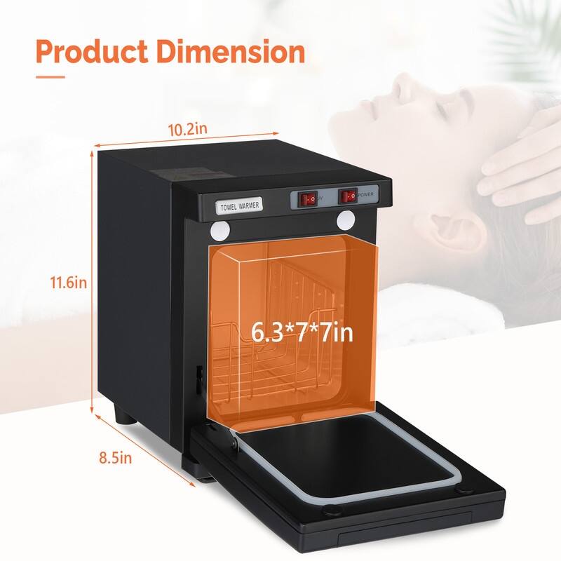 Hot Towel Warmer for Facials Massage, Aluminum Chamber, Salon Beauty Spa Barbershop Equipment