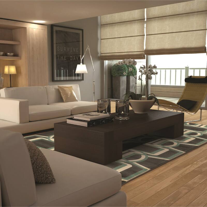 Roma Bridle Geometric Power Loomed Area Rug