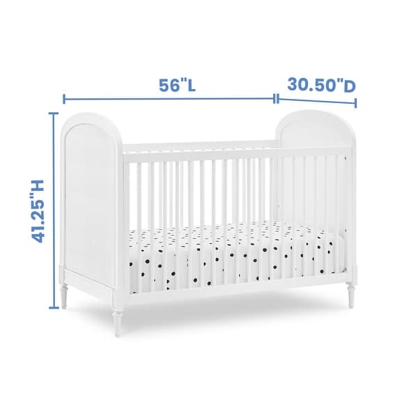 dimension image slide 1 of 4, Madeline 4-in-1 Convertible Crib, Greenguard Gold Certified