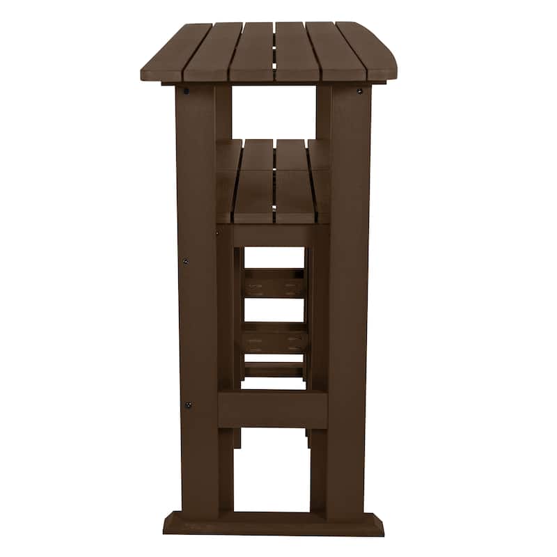 Lehigh 3-piece Outdoor Balcony Set - Bar-height