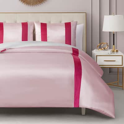 Juicy Couture Velvet Stripe on Satin Luxury Comforter Sets