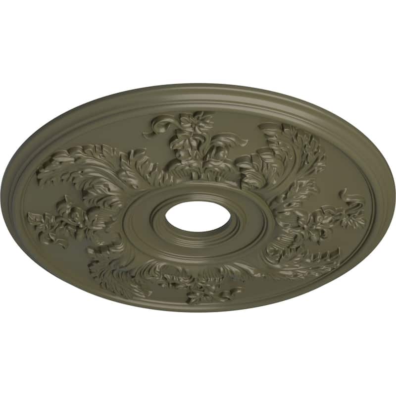 23 5/8"OD x 4 5/8"ID x 1 7/8"P Acanthus Twist Ceiling Medallion