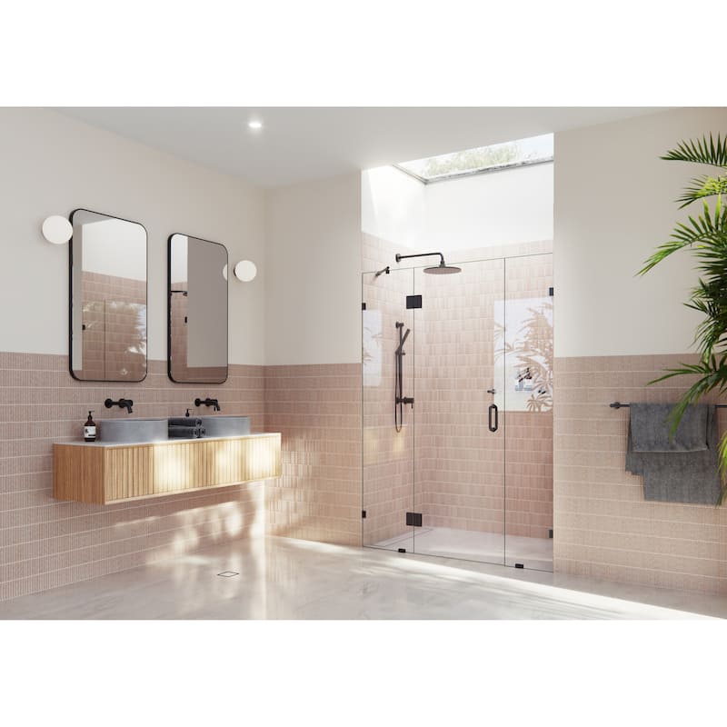 Glass Warehouse GHF-61 Stellar 78" High x 61" Wide Hinged Frameless