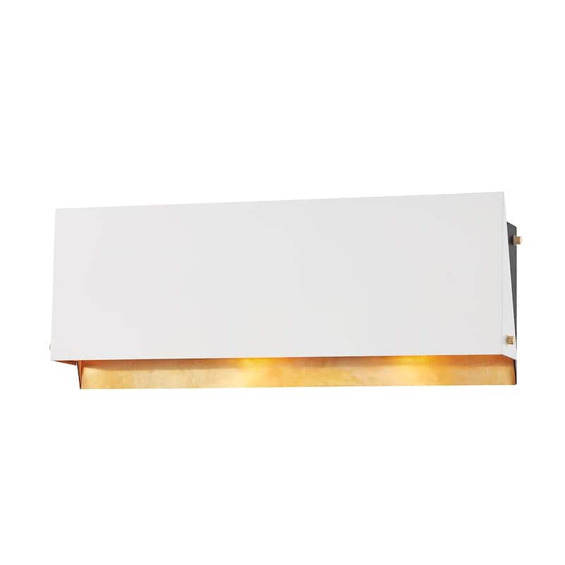 Hudson Valley Ratio 2-Light Aged Brass Wall Sconce