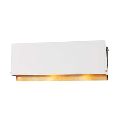 Hudson Valley Ratio 2-Light Aged Brass Wall Sconce