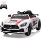 preview thumbnail 1 of 16, 12V Ride On Car for Kids White