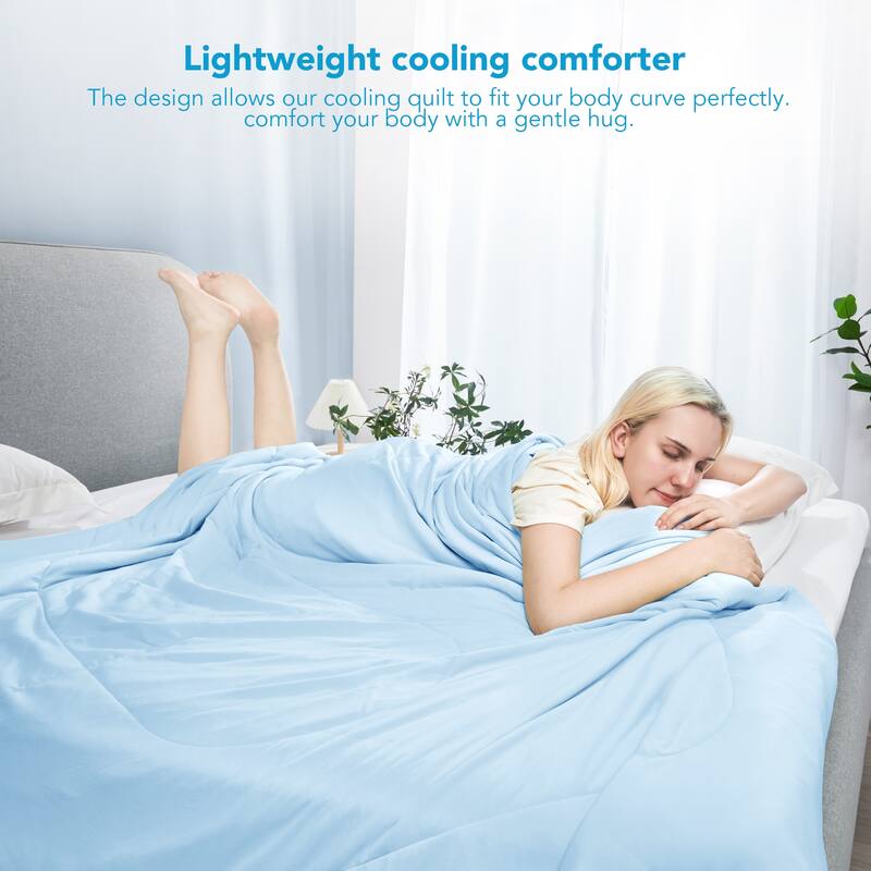 Cooling Comforter, Cold Blanket for Night Sweats 1 Piece