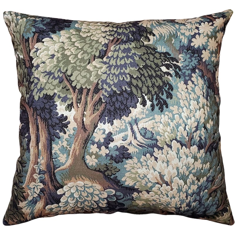 Somerset Woods by Day Throw Pillow - Polyester