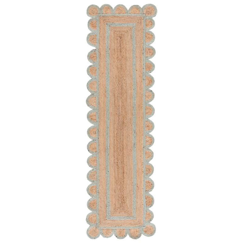 SAFAVIEH Handmade Natural Fiber Calcedonia Border Pattern Jute Rug