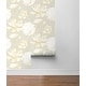 preview thumbnail 30 of 34, NextWall Lotus Floral Peel and Stick Wallpaper