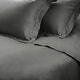 preview thumbnail 68 of 113, Superior Egyptian Cotton 650 Thread Count Solid Duvet Cover Set Grey - Full - Queen