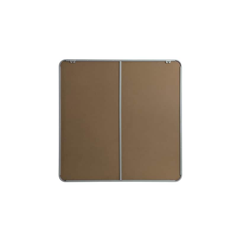 Indigo Home Soft corner metal square mirror 42x42 inch