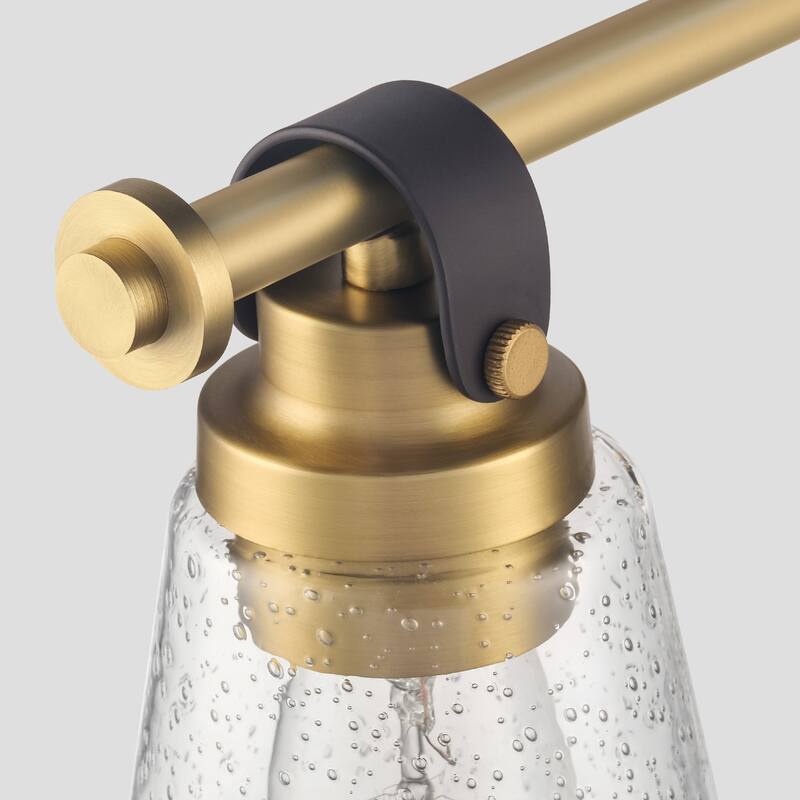 Modern Vanity Light Wall Mount Sconces with Glass Shade