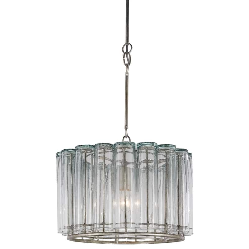 Currey & Company Bevilacqua Glass Pendant - 10"h x 13"dia
