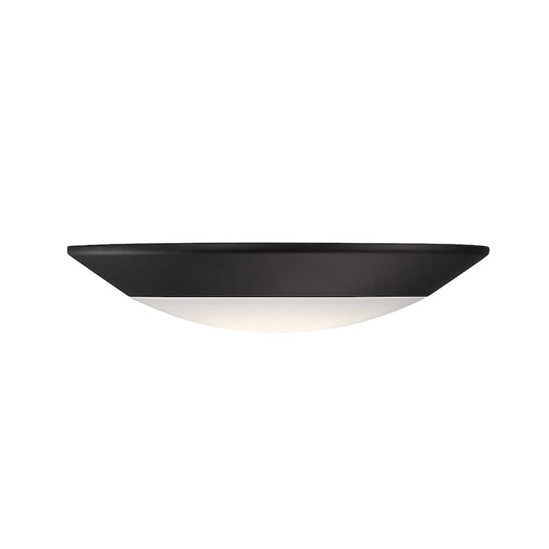 Savoy House 6-5CCT-6 6" Wide LED Flush Mount Bowl Ceiling Fixture - Black