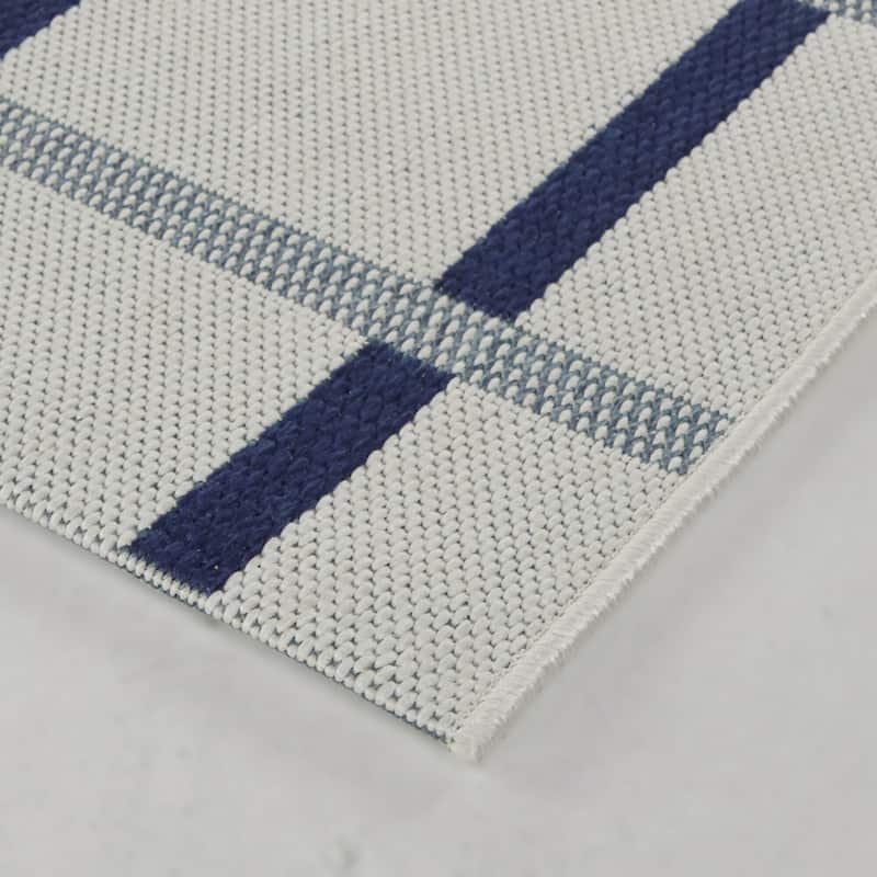 Kramer Modern Checkered Indoor/Outdoor Area Rug