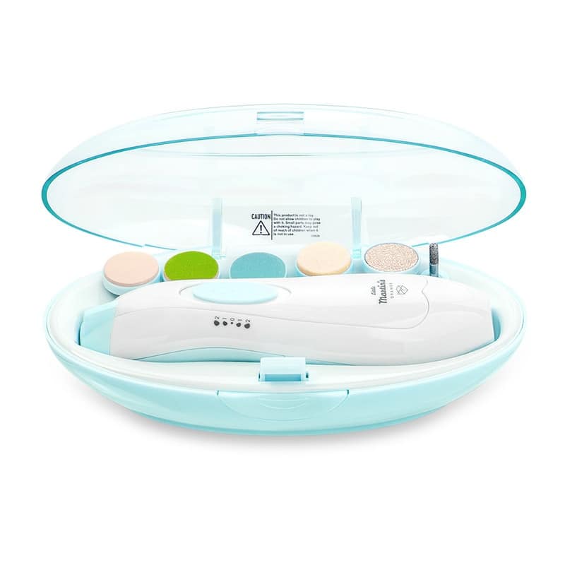 Little Martin's Baby Electric Nail Trimmer with Light - Blue