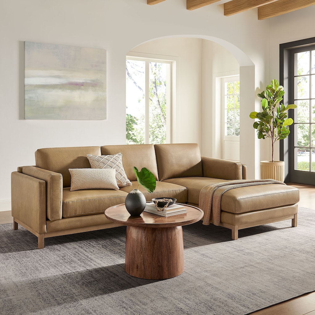 Roscoe Right-Facing Upholstered Sectional Sofa with Chaise