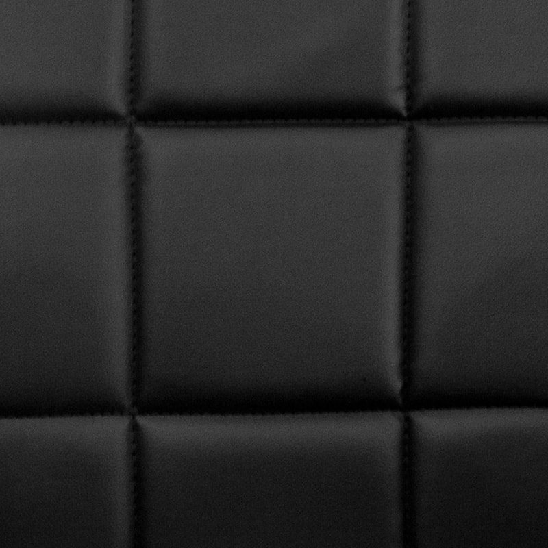 Mid-Back Quilted Vinyl Swivel Task Office Chair with Arms