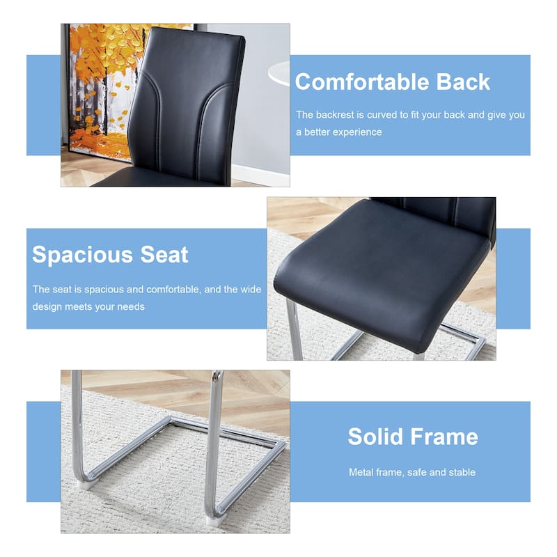 Stylish and Comfortable Dining Chair Set for a Variety of Spaces
