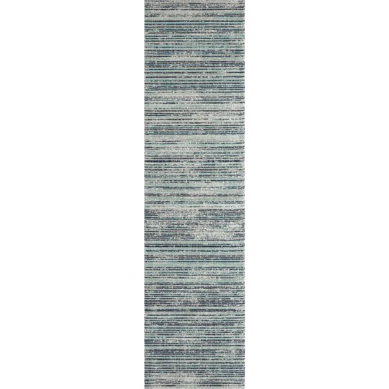 Porch & Den Ponca Distressed Stripe Indoor/Outdoor Area Rug