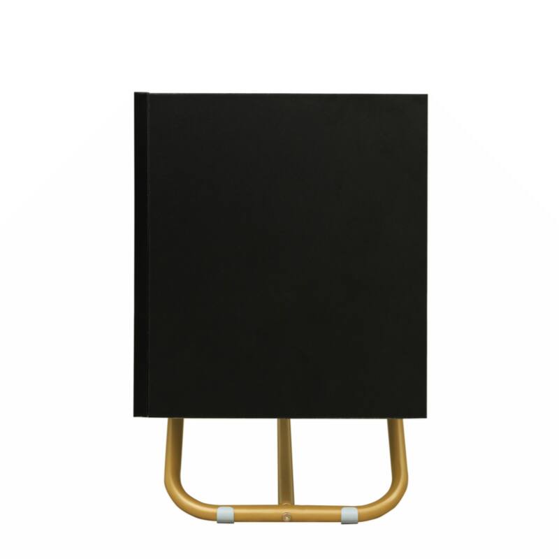 Sleek Design TV Stand with Fluted Glass, Contemporary Entertainment Center for TVs Up to 70"
