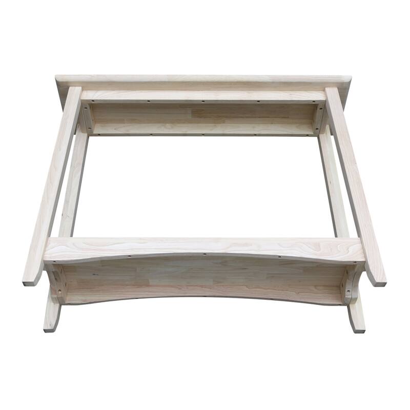 Bombay Unfinished Solid Parawood Console Table