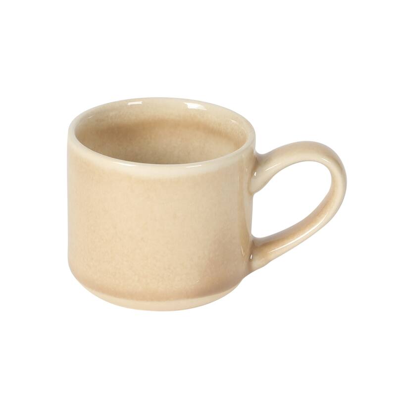 Mr. Coffee Espresso Whims 6 Piece 4 OZ Reactive Glaze Espresso Cup Set