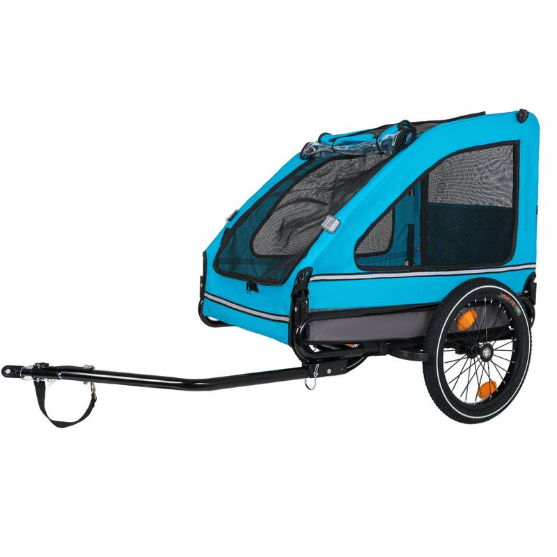 Pet Bike Trailer Dog Cart for Bicycle,Suitable for Small and Medium Pets, Easy Folding Cart Frame, Non-Slip Floor