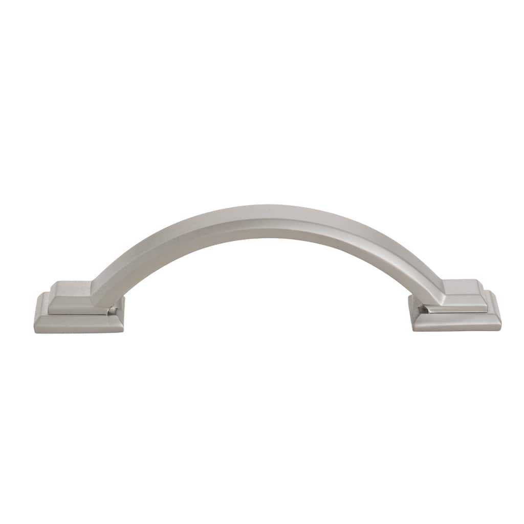 Gliderite 3 Inch Center to Center Arched Square Pull Cabinet Hardware Handle - 4355-GPH