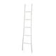 preview thumbnail 4 of 22, White, Brown or Black Wood Handmade Slanted Ladder with Wider Base and Ball Feet