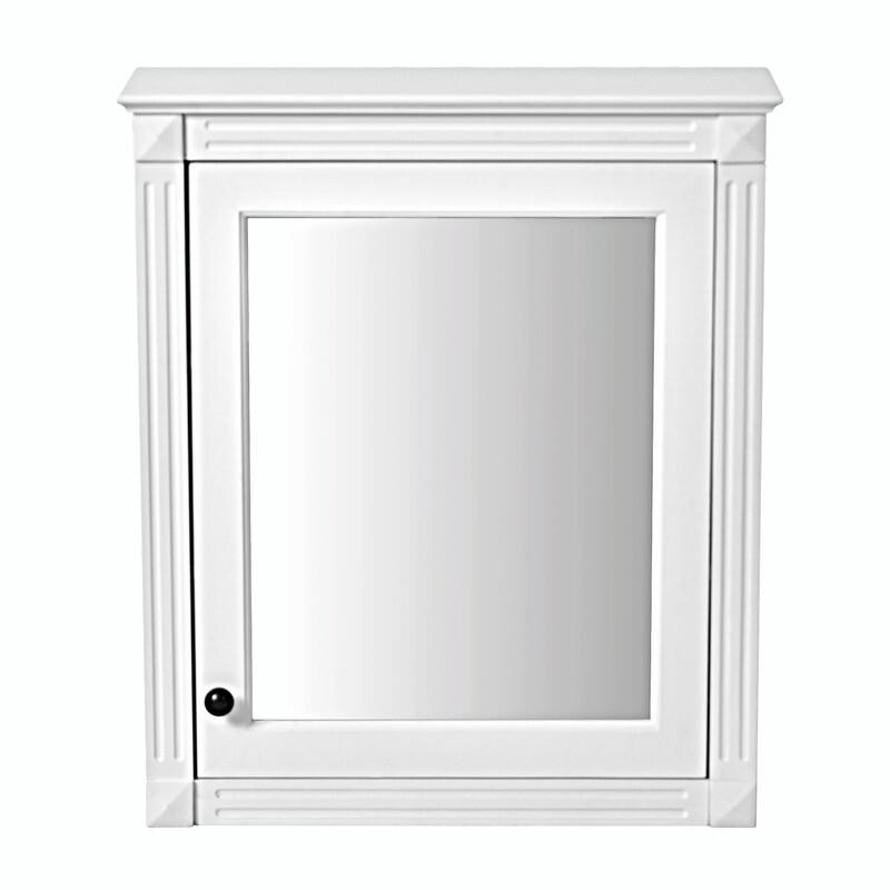 24" x 27" Wall-Mounted Medicine Cabinet with Mirror and Over-the-Toilet Space Saver Storage