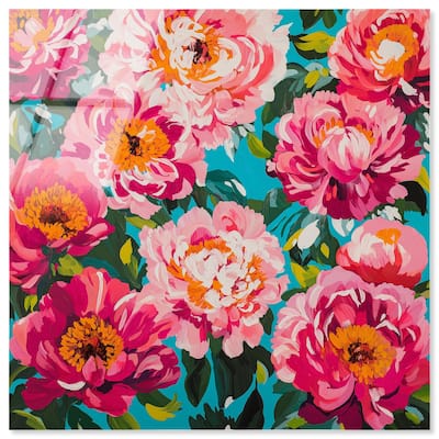 Maximalist Bloom Acrylic by Art Remedy, Ready to Hang