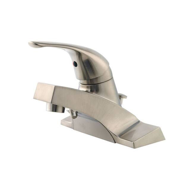 Pfister Pfirst Series Lead Free Single Handle 4" Centerset - Brushed Nickel
