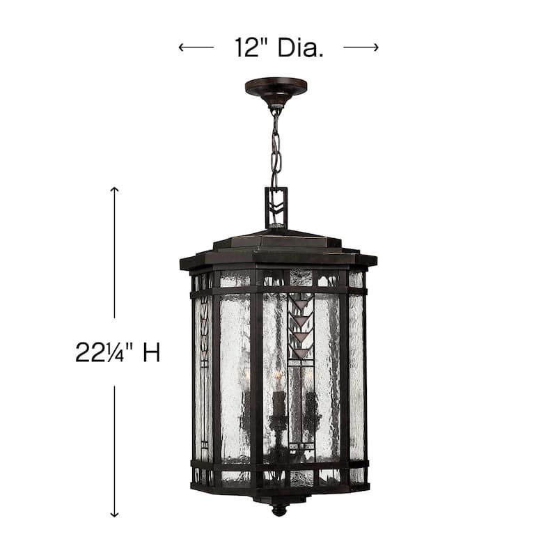 Hinkley Lighting 4 Light Outdoor Lantern Pendant from the Tahoe