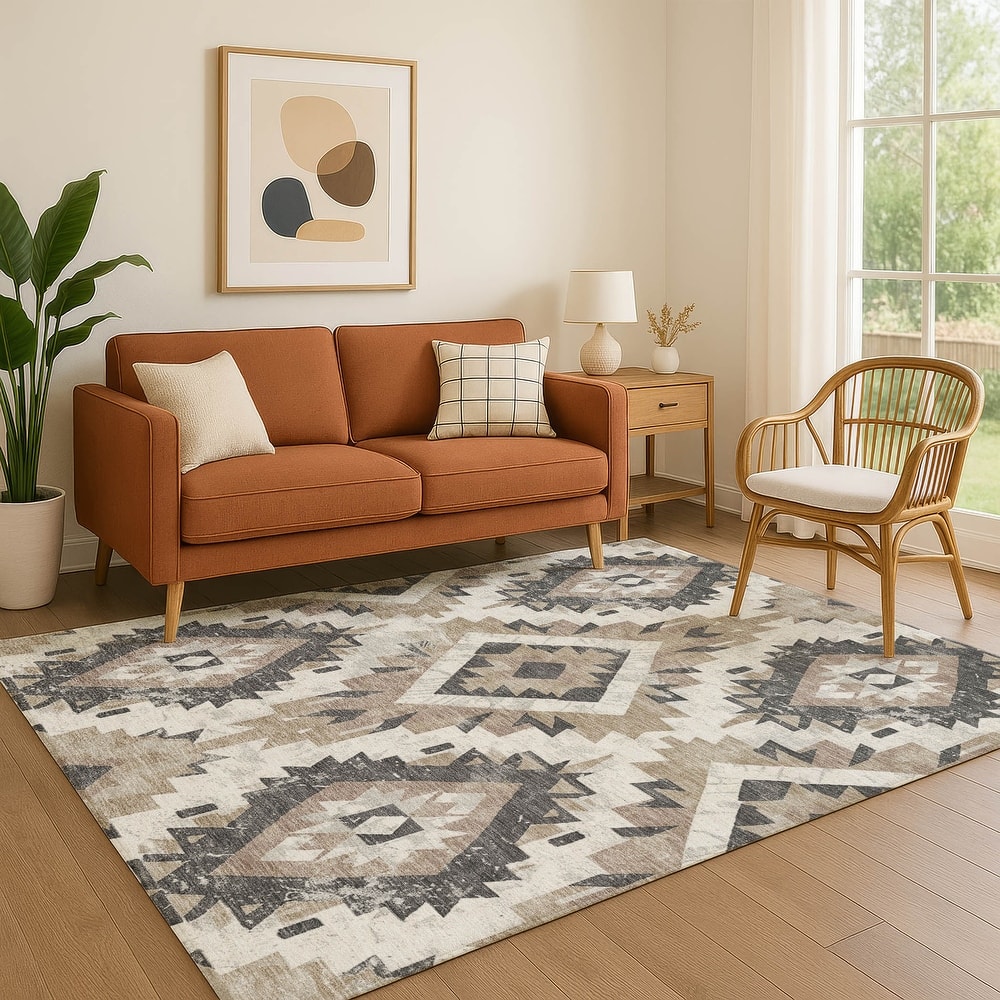 Premium Washable Super Soft Southwest Global Mayfield Rug