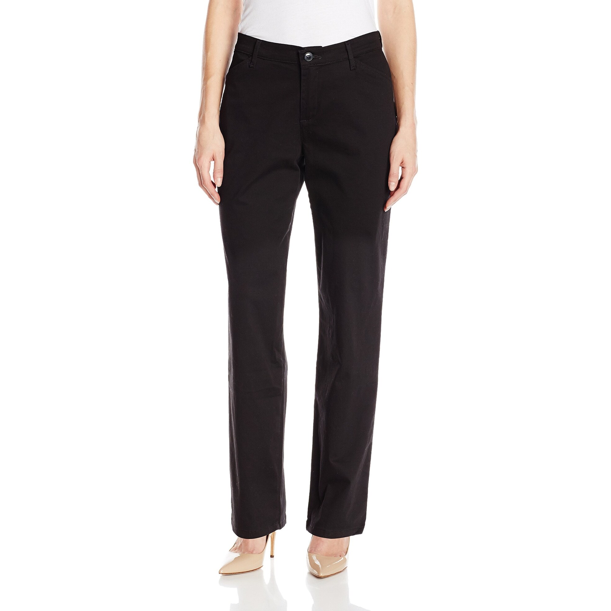 lee women's black pants