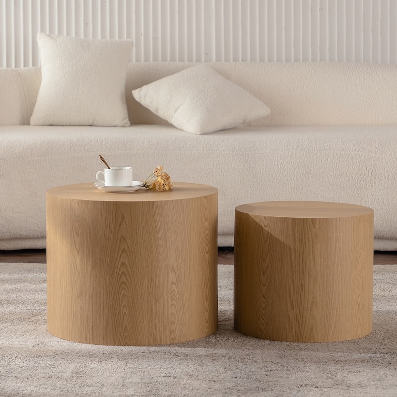 Nesting Coffee Table Set of 2 for Living Room