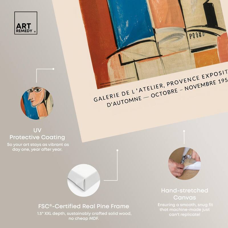 Avignon Woman's Canvas by Art Remedy, Gallery Wrapped