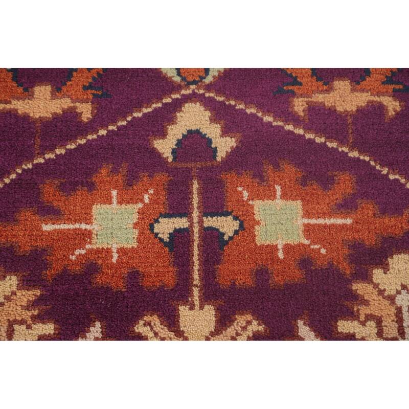 Oushak Oriental Foyer Rug Hand-Knotted Wool Carpet - 3'11" x 6'0"