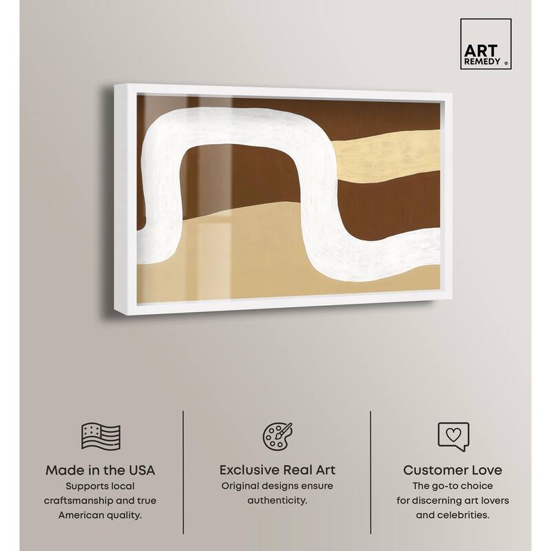 Minimal Wavy II Shadowbox by Art Remedy