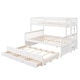preview thumbnail 17 of 55, Multifunctional Twin over Full Bunk Bed with Trundle, Drawers & Separable Design
