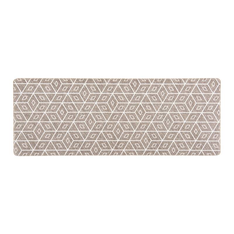 World Rug Gallery Modern Geometric Anti-Fatigue Standing Mat