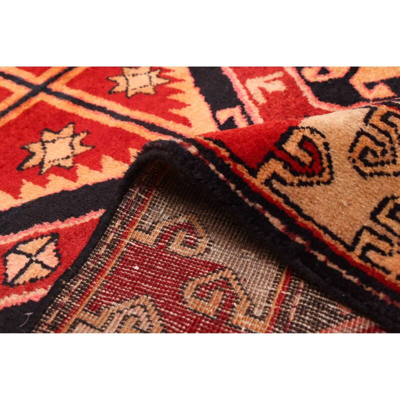 ECARPETGALLERY Hand-knotted Konya Anatolian Red Wool Rug - 3'10 x 12'4