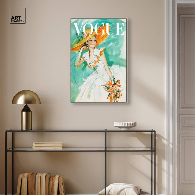 In the Summer Breeze Cover Canvas by Art Remedy