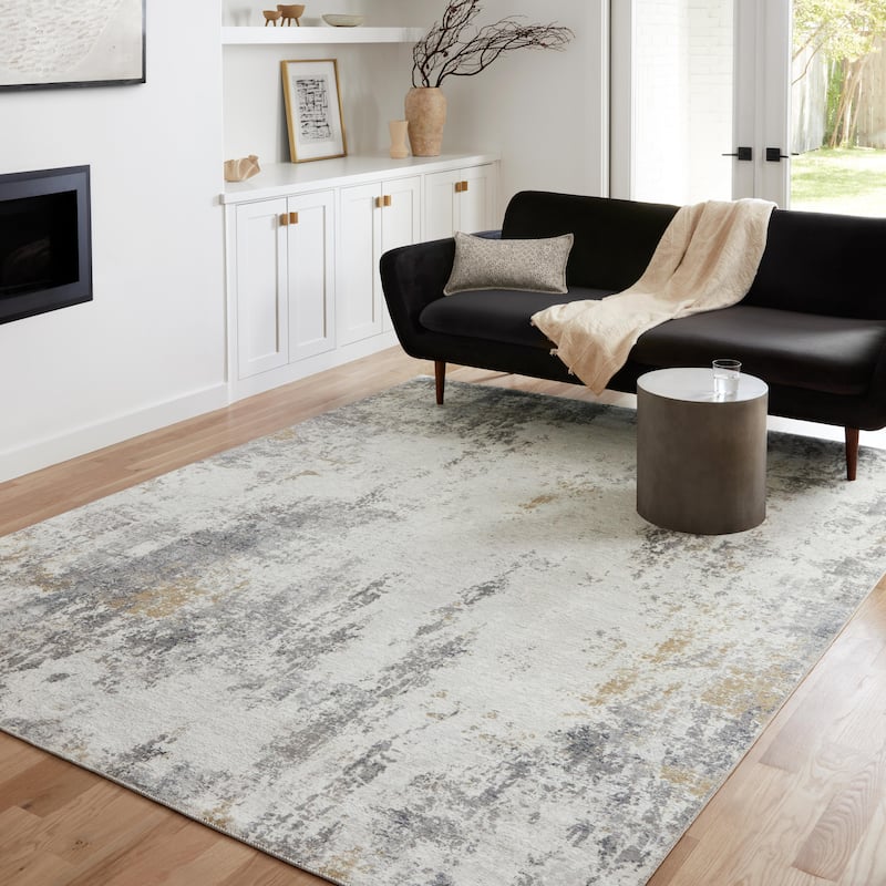 Alexander Home Alpine Modern Granite Area Rug