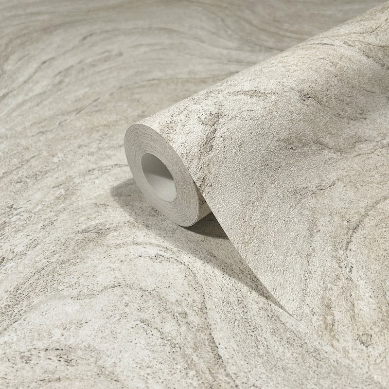 Galerie Wallcoverings Bricks and More Collection Marble Optic Matte Finish Vinyl on Non-woven Wallpaper Roll