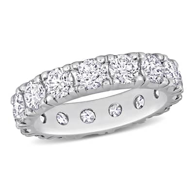 Miadora 3 3/4ct Diamond TDW Eternity Ring in 14k White Gold